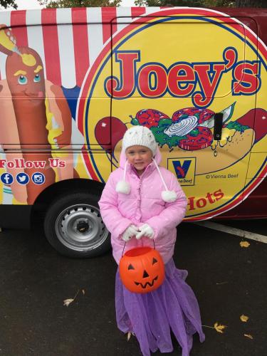 Joeys Red Hots Halloween Girl